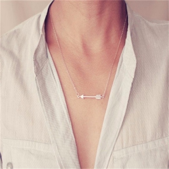 Silver Arrow Necklace - Picture 4 of 4